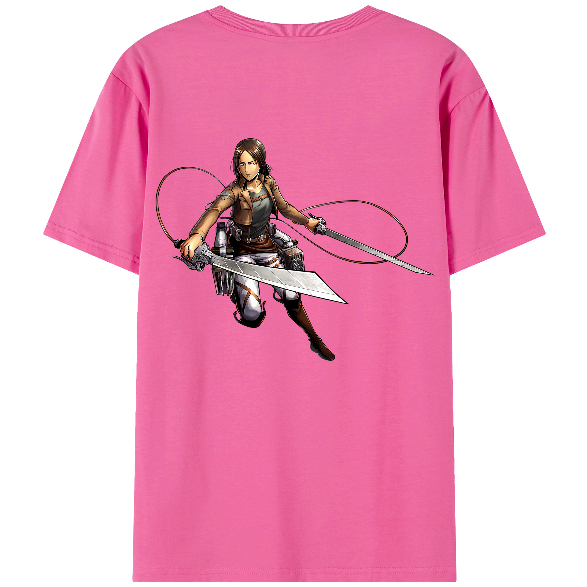 （画像用） 進撃の巨人 Attack on Titan レディース半袖Tシャツ(バックプリント)